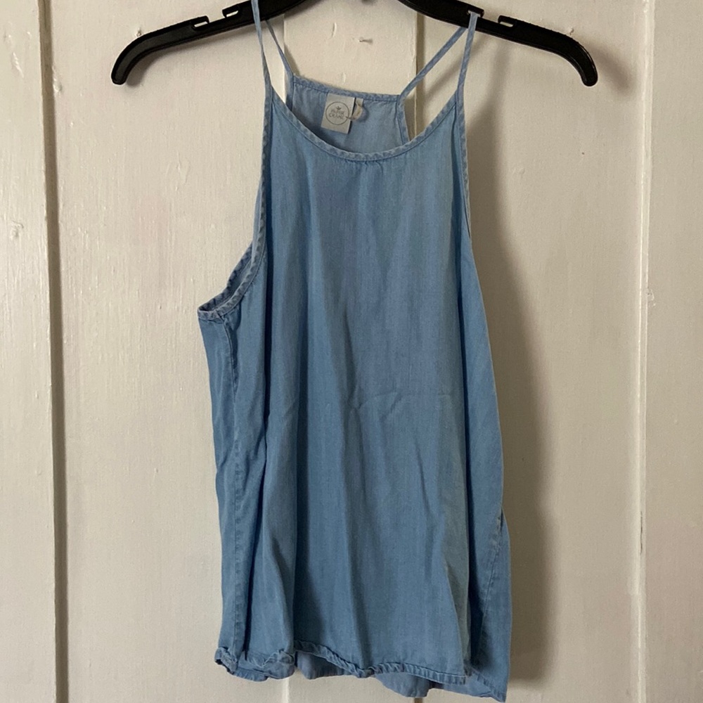 Denim tank top